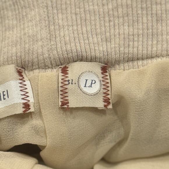 Anthropologie Women’s Gold Fish Scale Joggers in Size LP - Picture 5 of 8